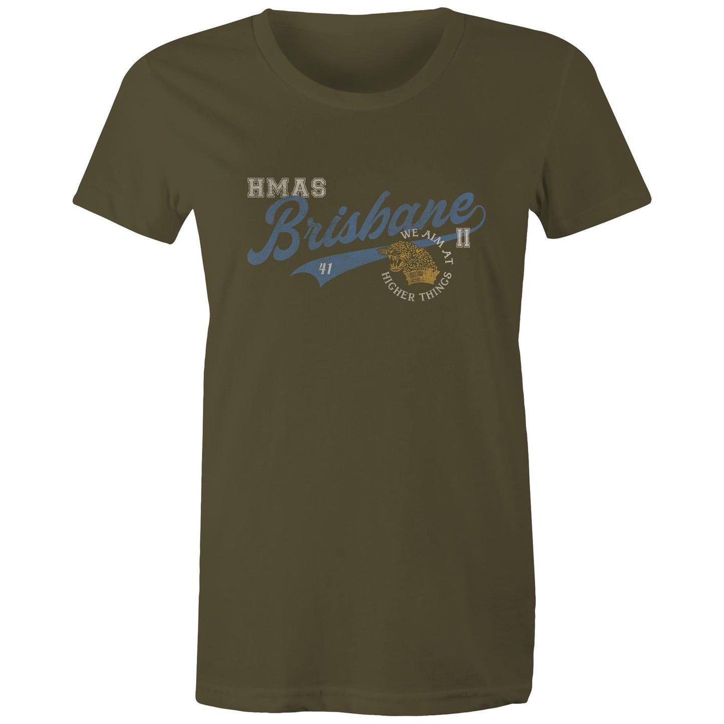 HMAS Brisbane (II) D41 Women's T-shirt (style Bravo)