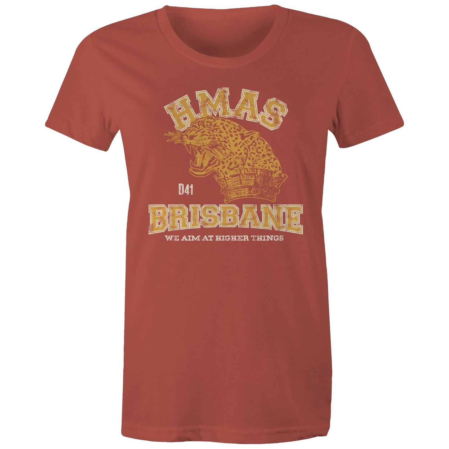 HMAS Brisbane (II) D41 Women's T-shirt (style Alpha, colour)
