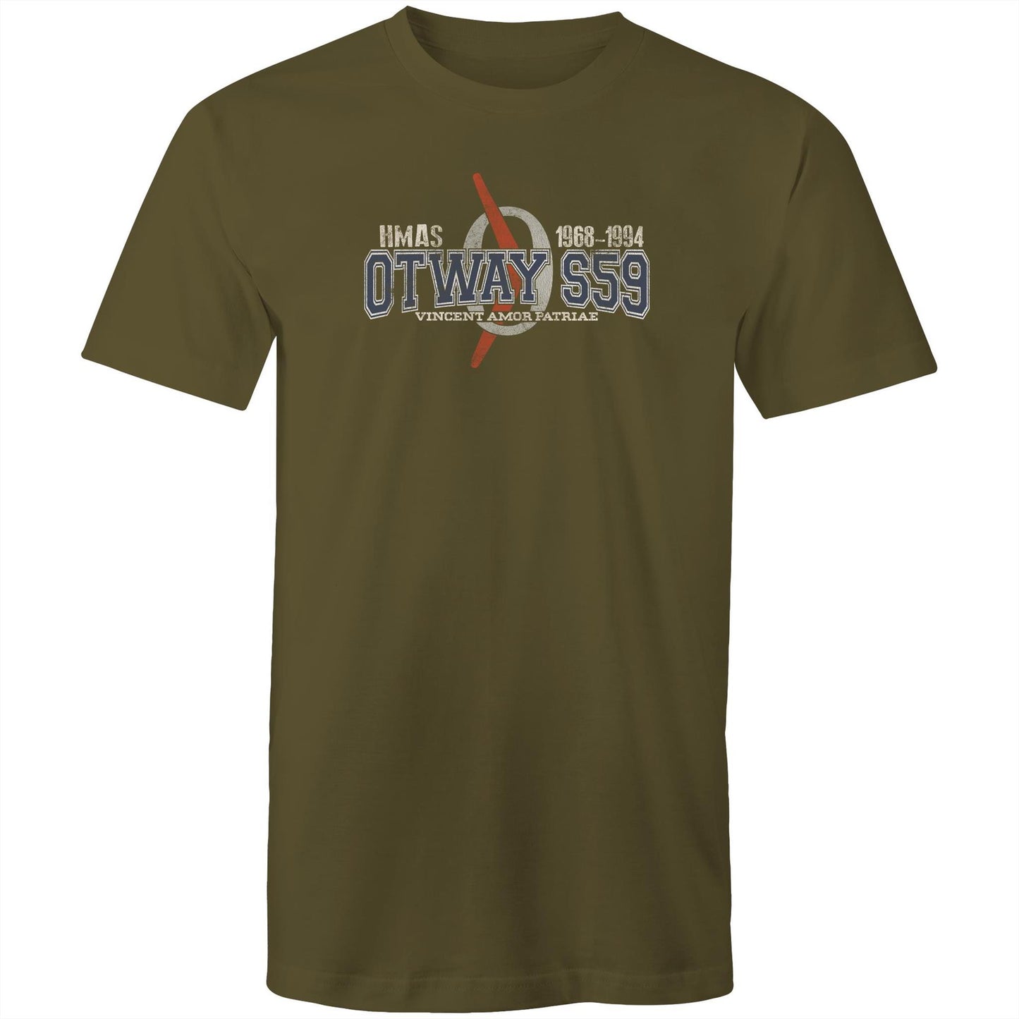 HMAS Otway S59 Men's T-shirt (style Oscar Bravo)