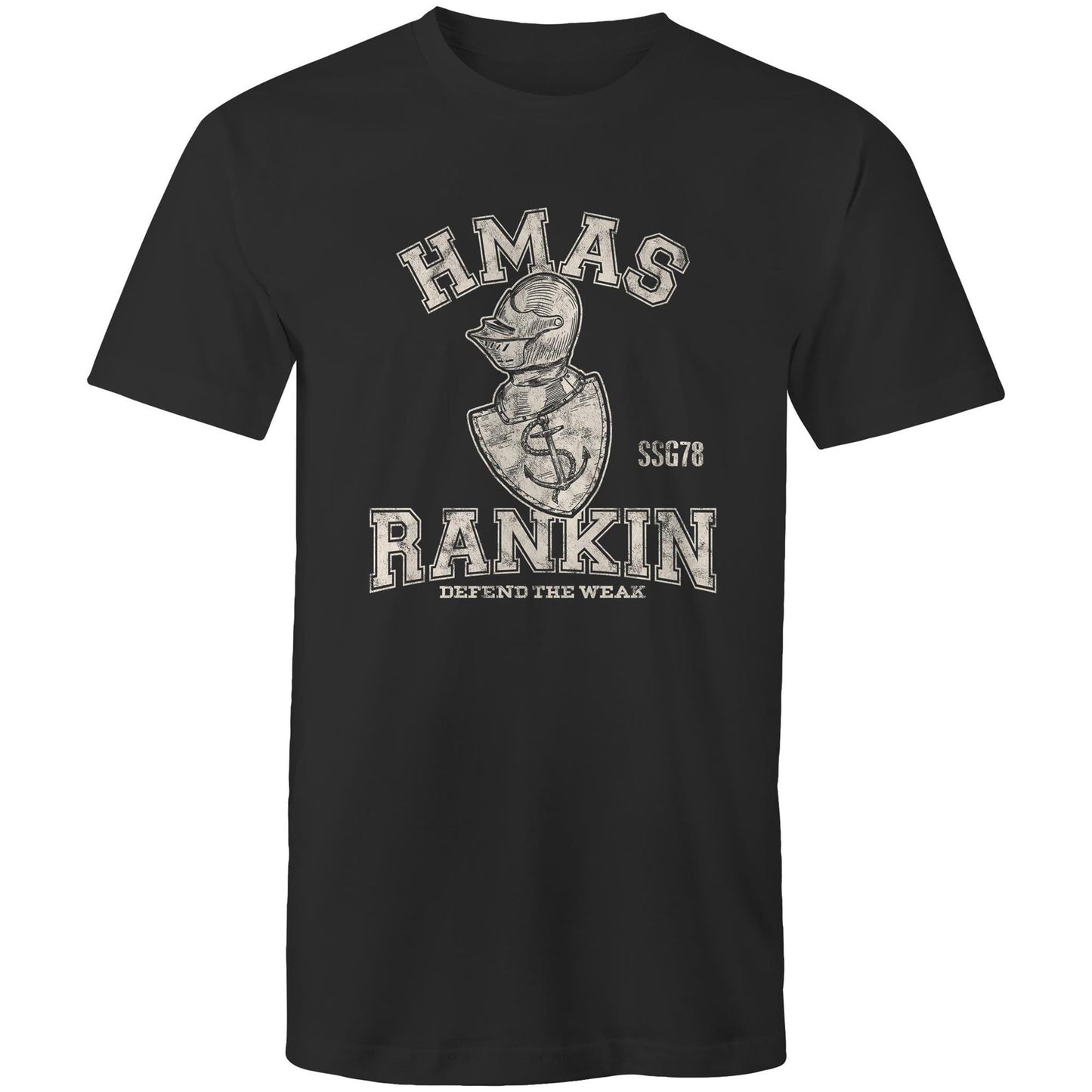 HMAS Rankin SSG78 Men's T-shirt (style Alpha, white)