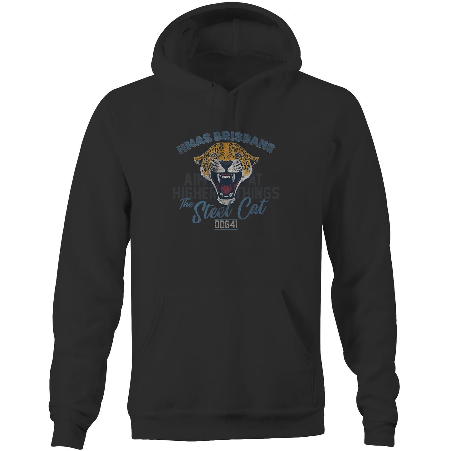 HMAS Brisbane (III) DDG41 Men's Hoodie (Mascot style 1)