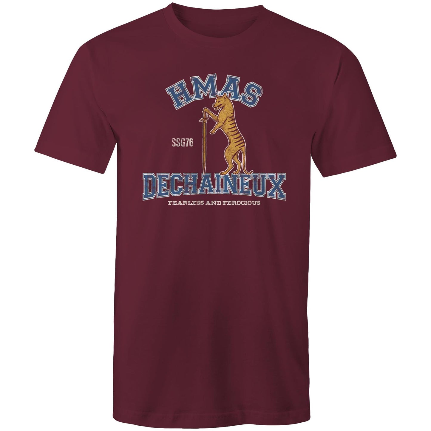 HMAS Dechaineux SSG76 Men's T-shirt (style Alpha, colour)