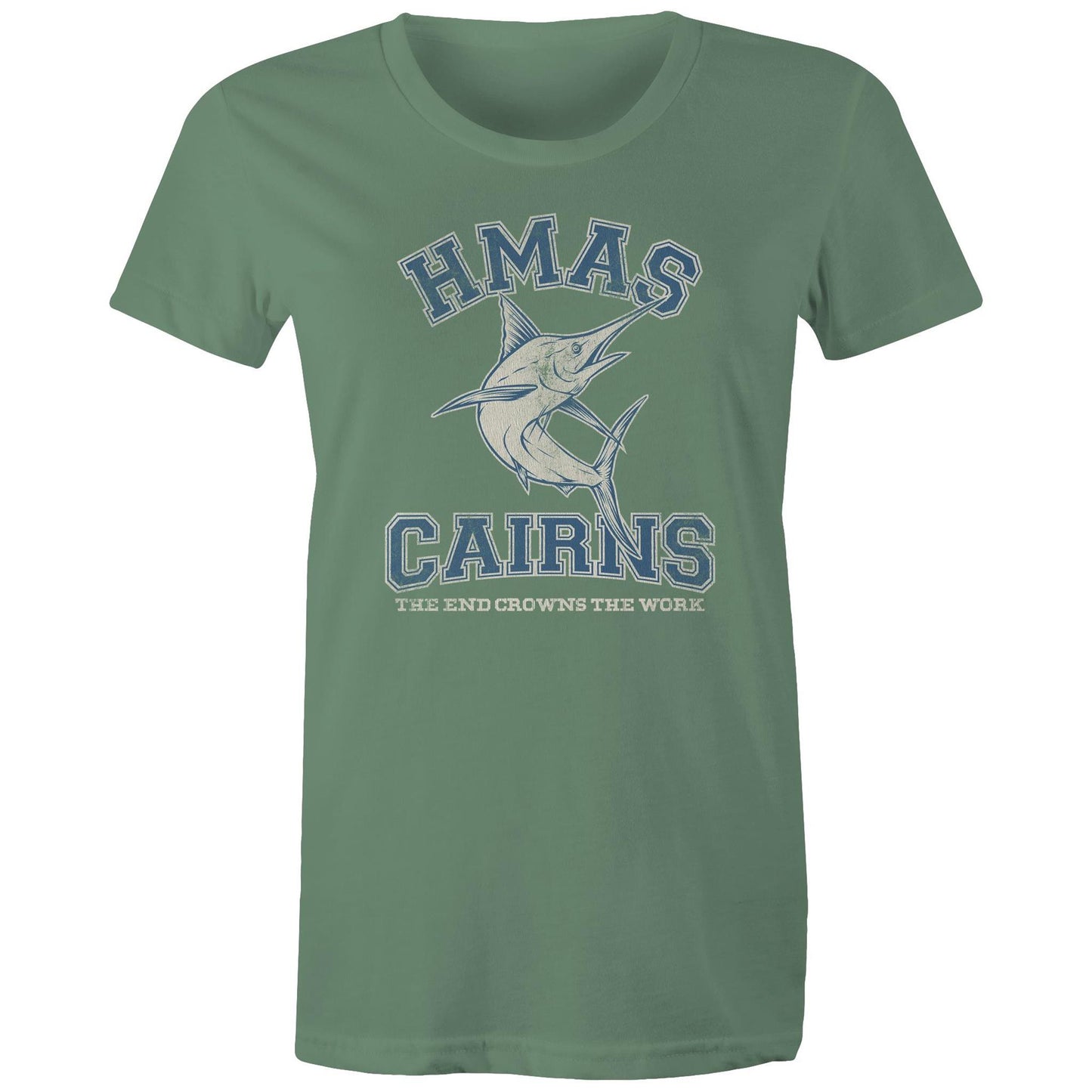 HMAS Cairns Women's T-shirt (style Alpha, colour)