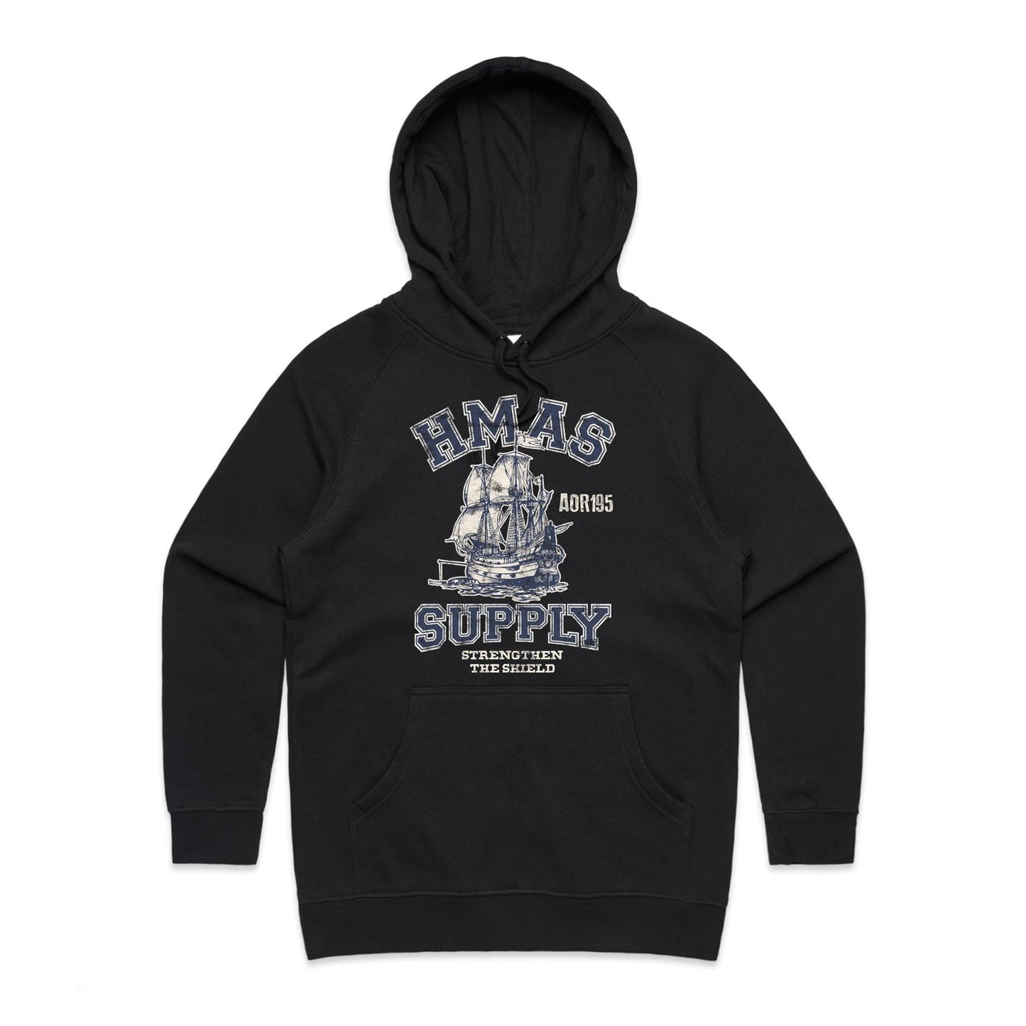 HMAS Supply AOR195 Women's Hoodie (style Alpha)