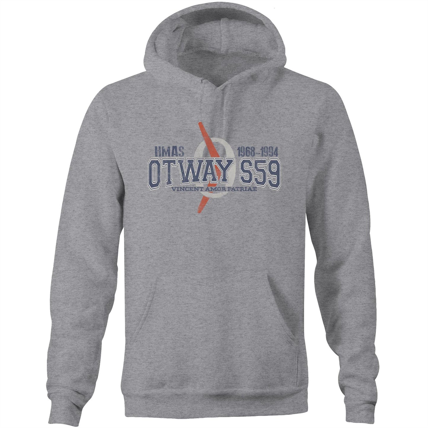 HMAS Otway S59 Men's Hoodie (style Oscar Bravo)