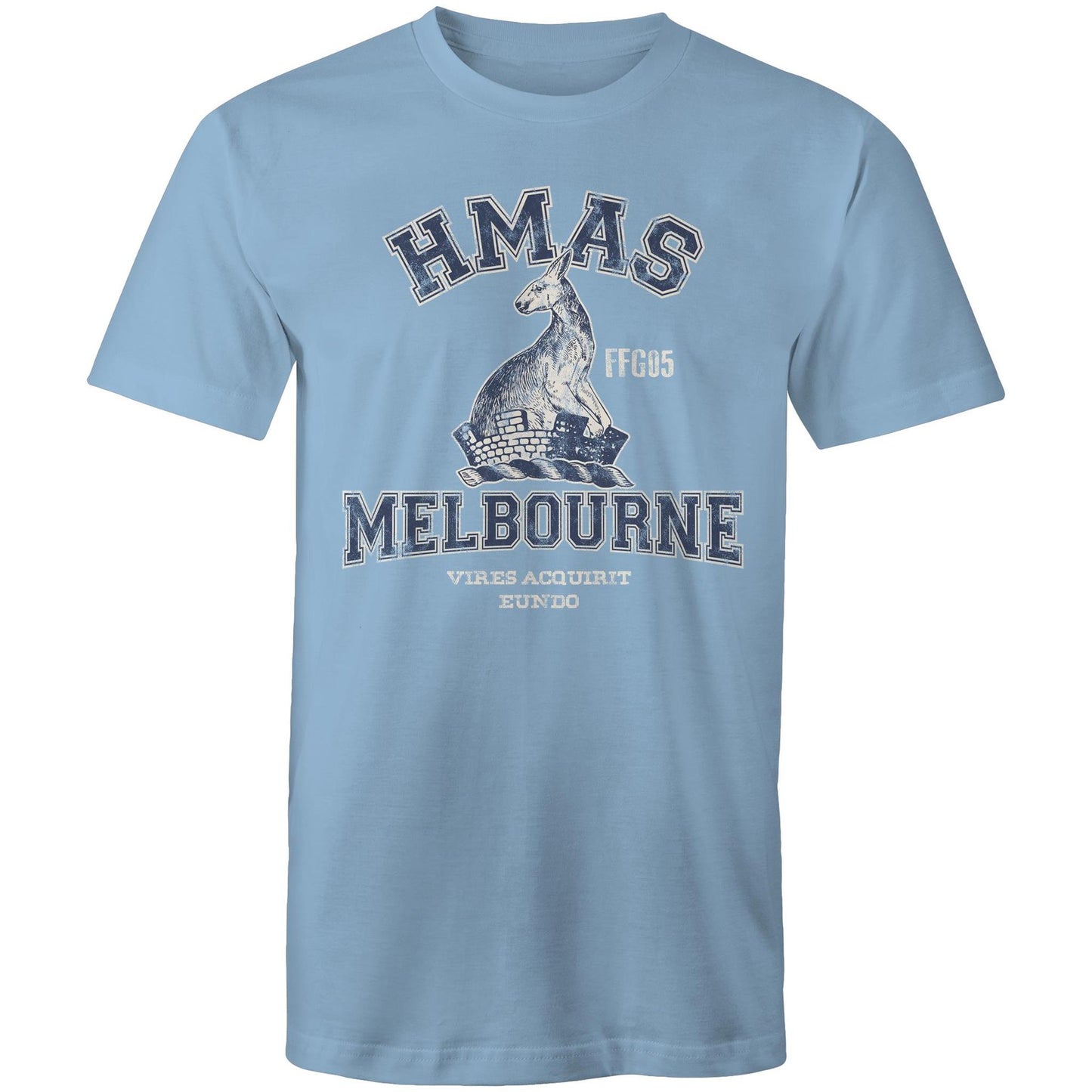 HMAS Melbourne (III) FFG05 Men's T-shirt (style Alpha, blue)