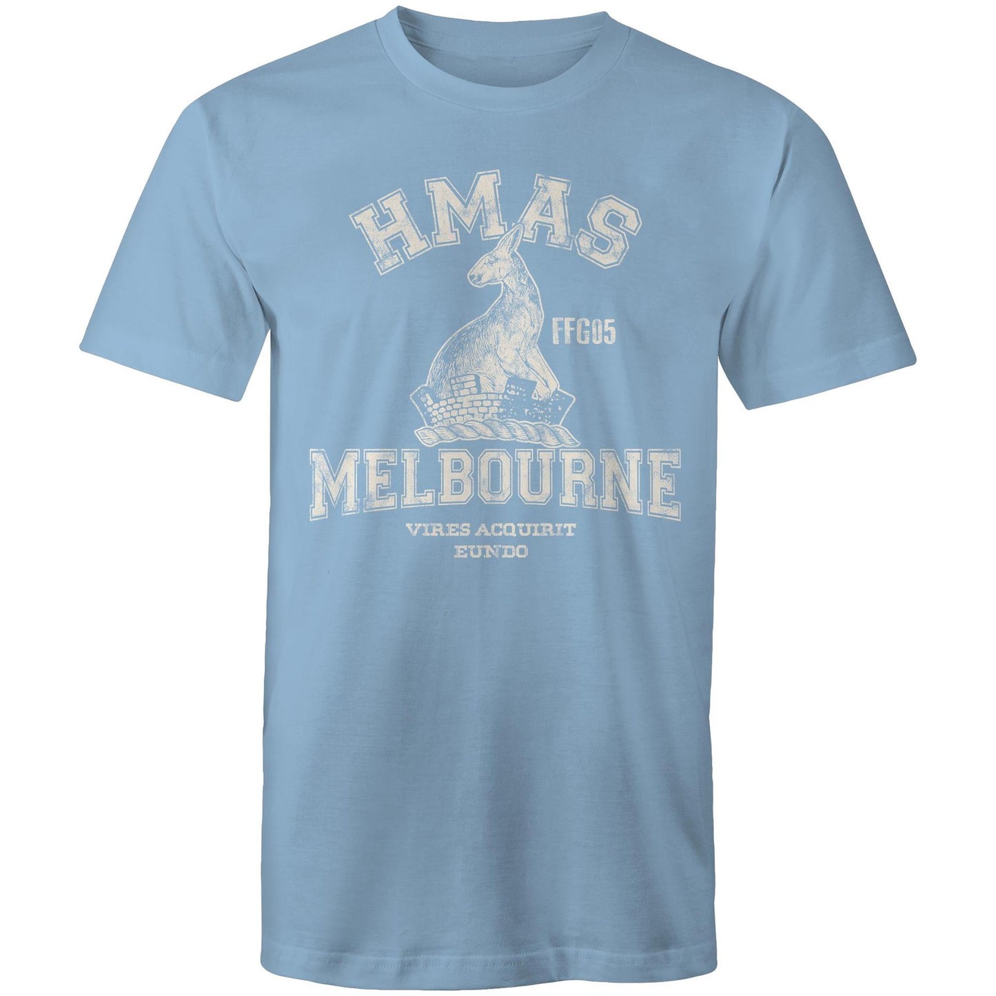 HMAS Melbourne (III) FFG05 Men's T-shirt (style Alpha, white)