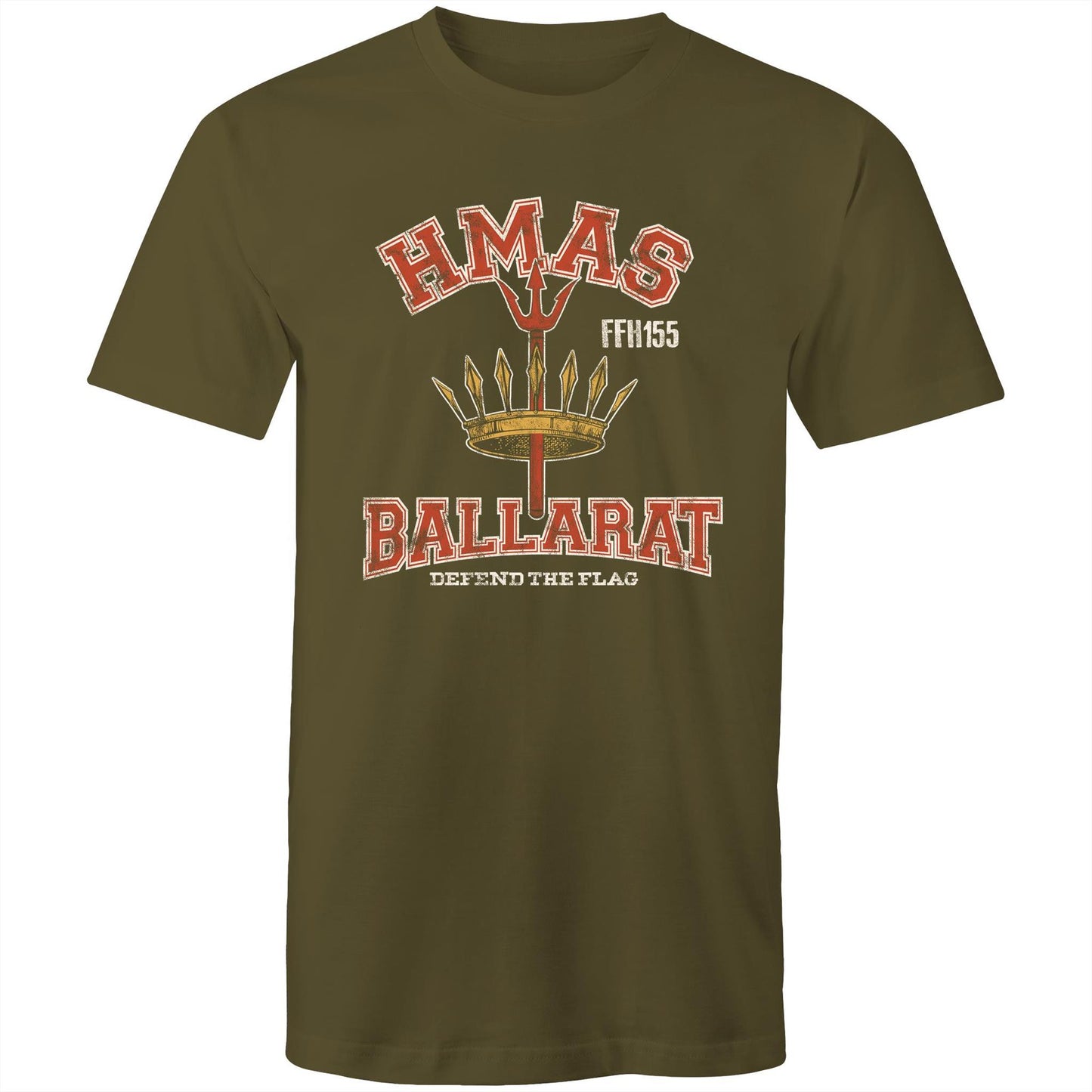 HMAS Ballarat (II) FFH155 Men's T-shirt (style Alpha, colour)