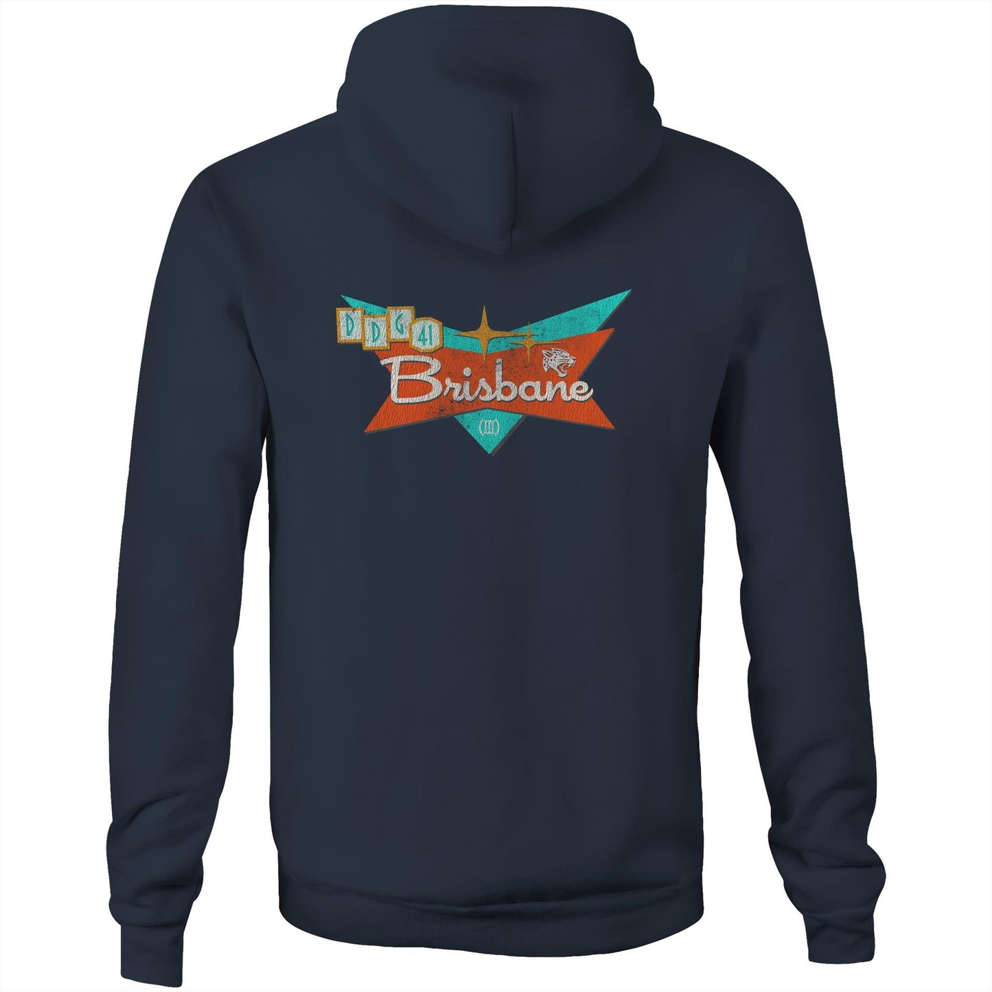 HMAS Brisbane (III) DDG41 Men's Hoodie (style Golf)
