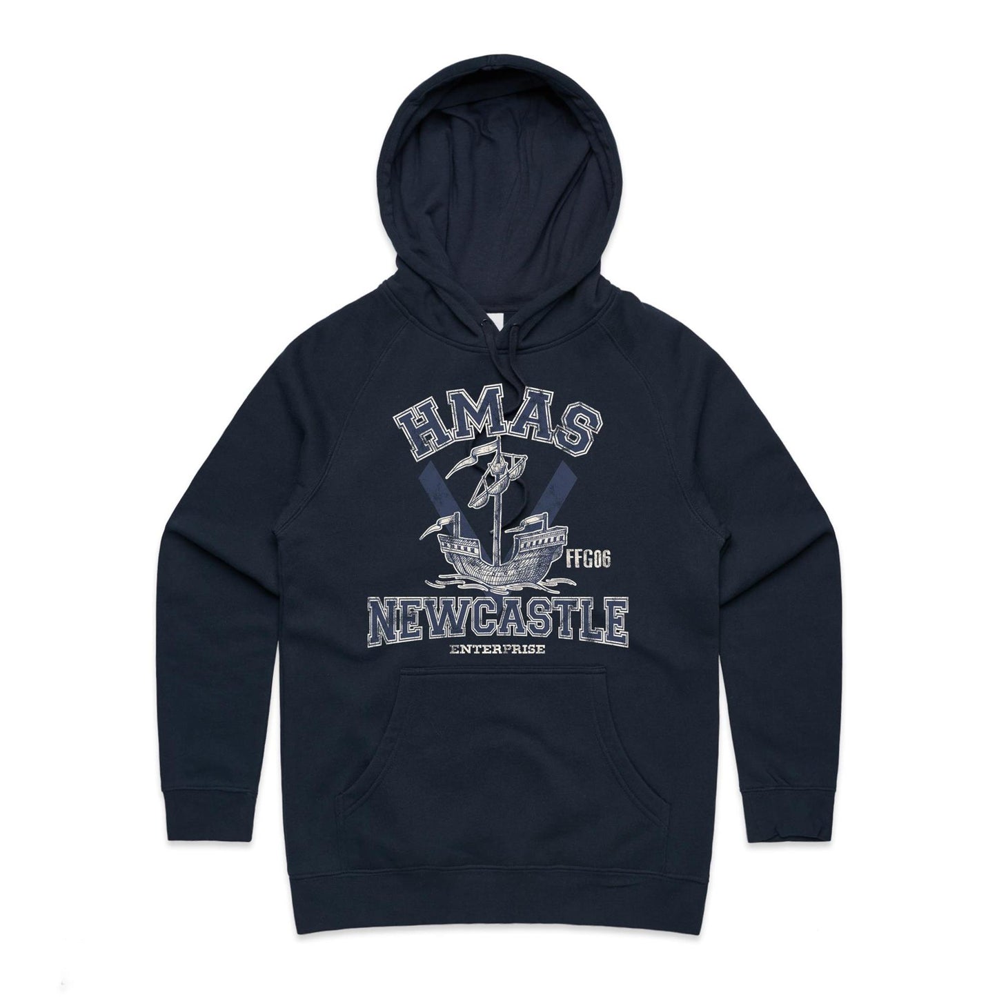 HMAS Newcastle FFG06 Women's Hoodie (style Alpha)