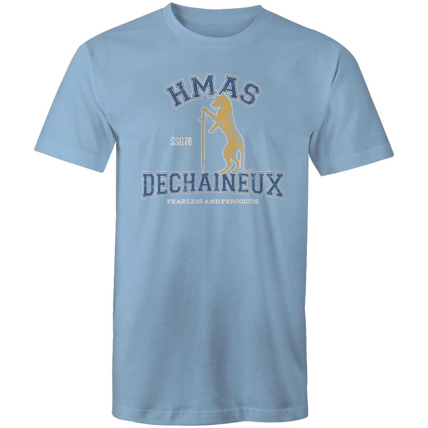 HMAS Dechaineux SSG76 Men's T-shirt (style Alpha, colour)