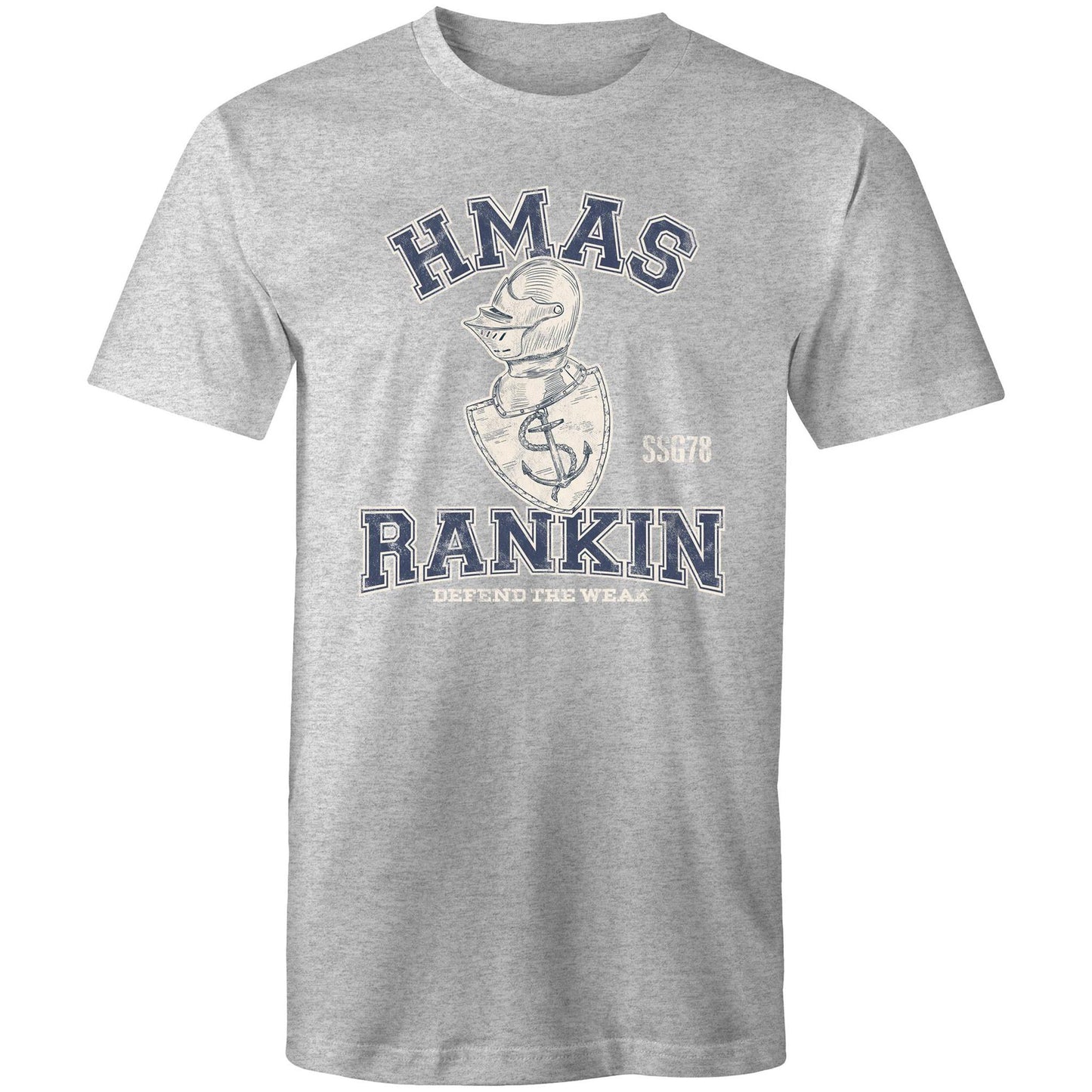 HMAS Rankin SSG78 Men's T-shirt (style Alpha, blue)
