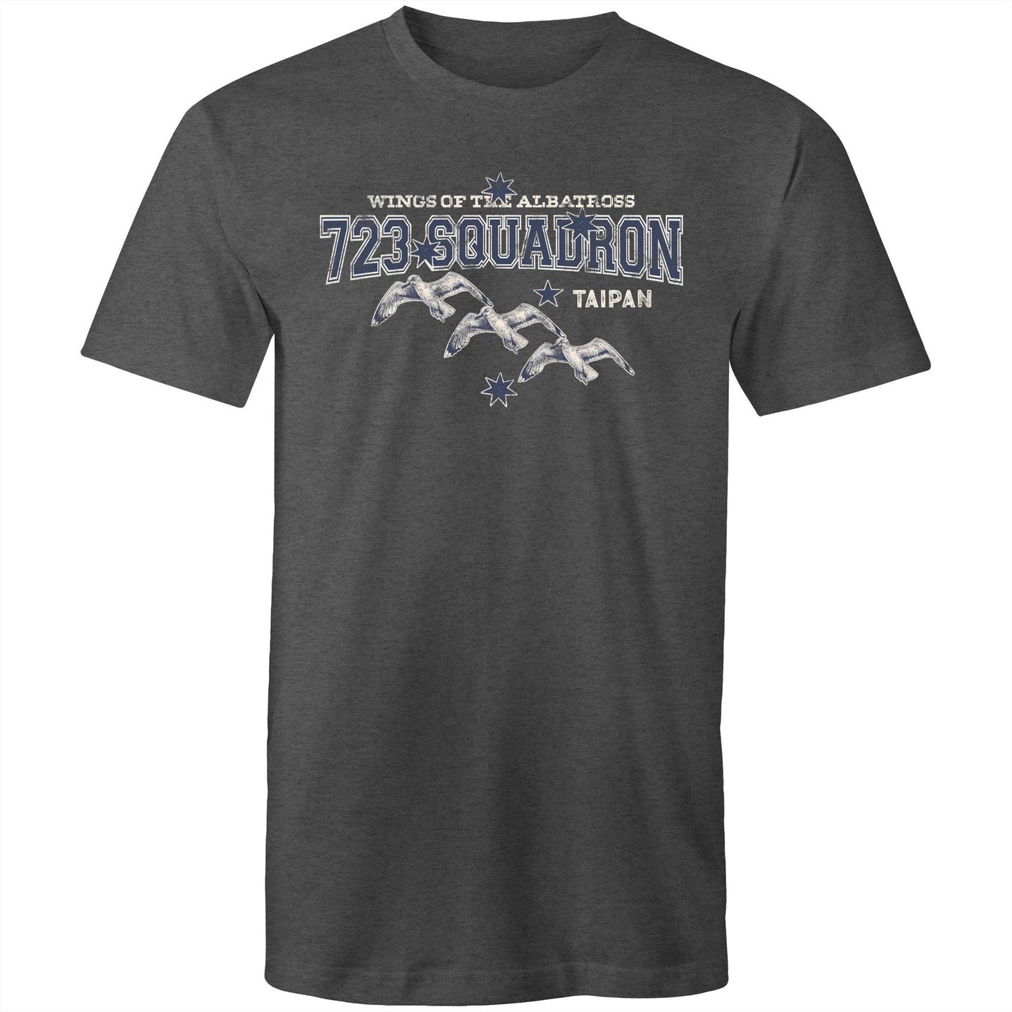 723 Squadron Men's T-shirt (style Alpha, blue)