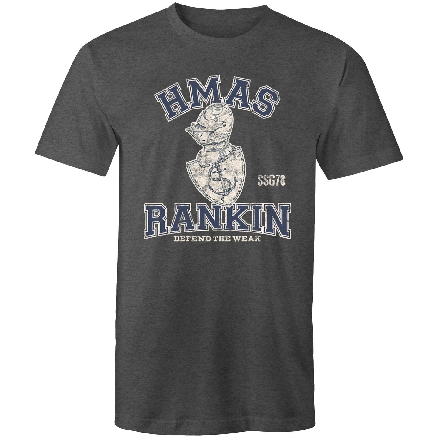 HMAS Rankin SSG78 Men's T-shirt (style Alpha, blue)