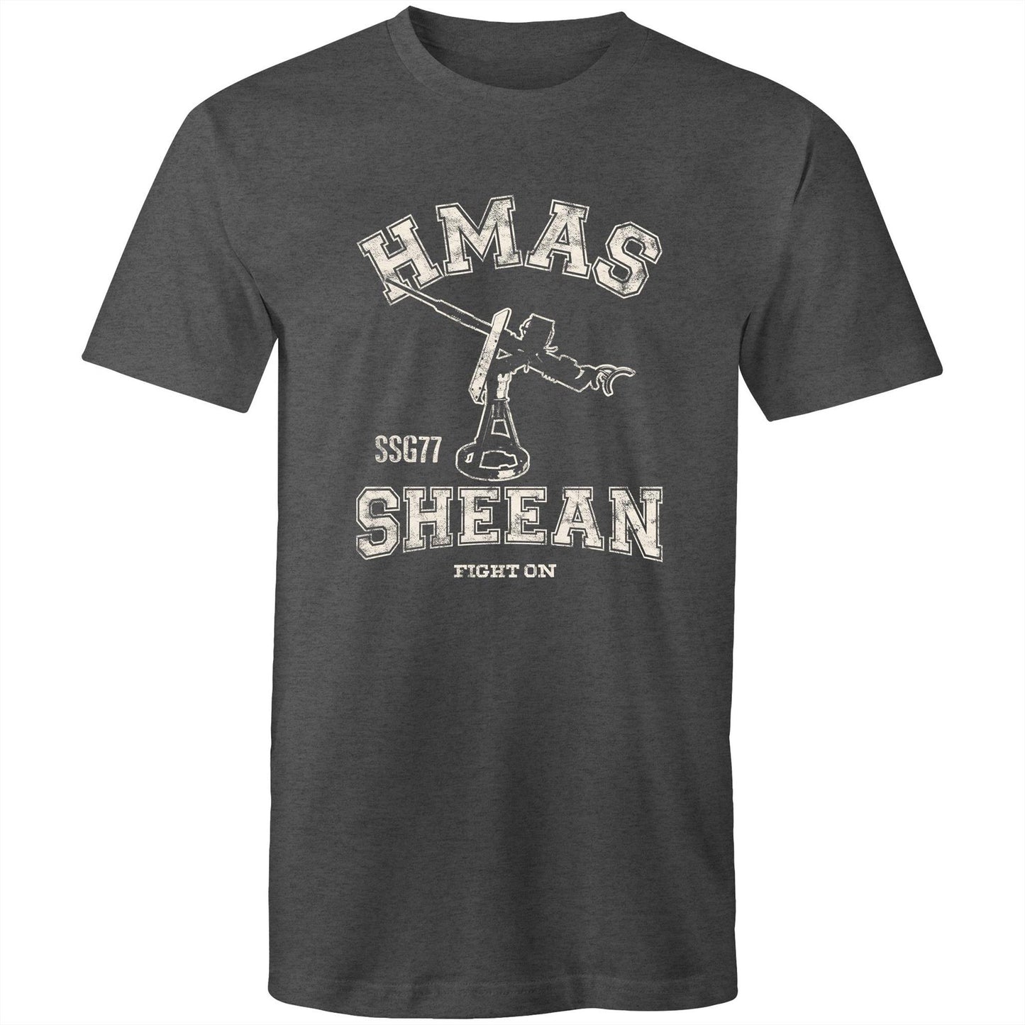 HMAS Sheean SSG77 Men's T-shirt (style Alpha, white)