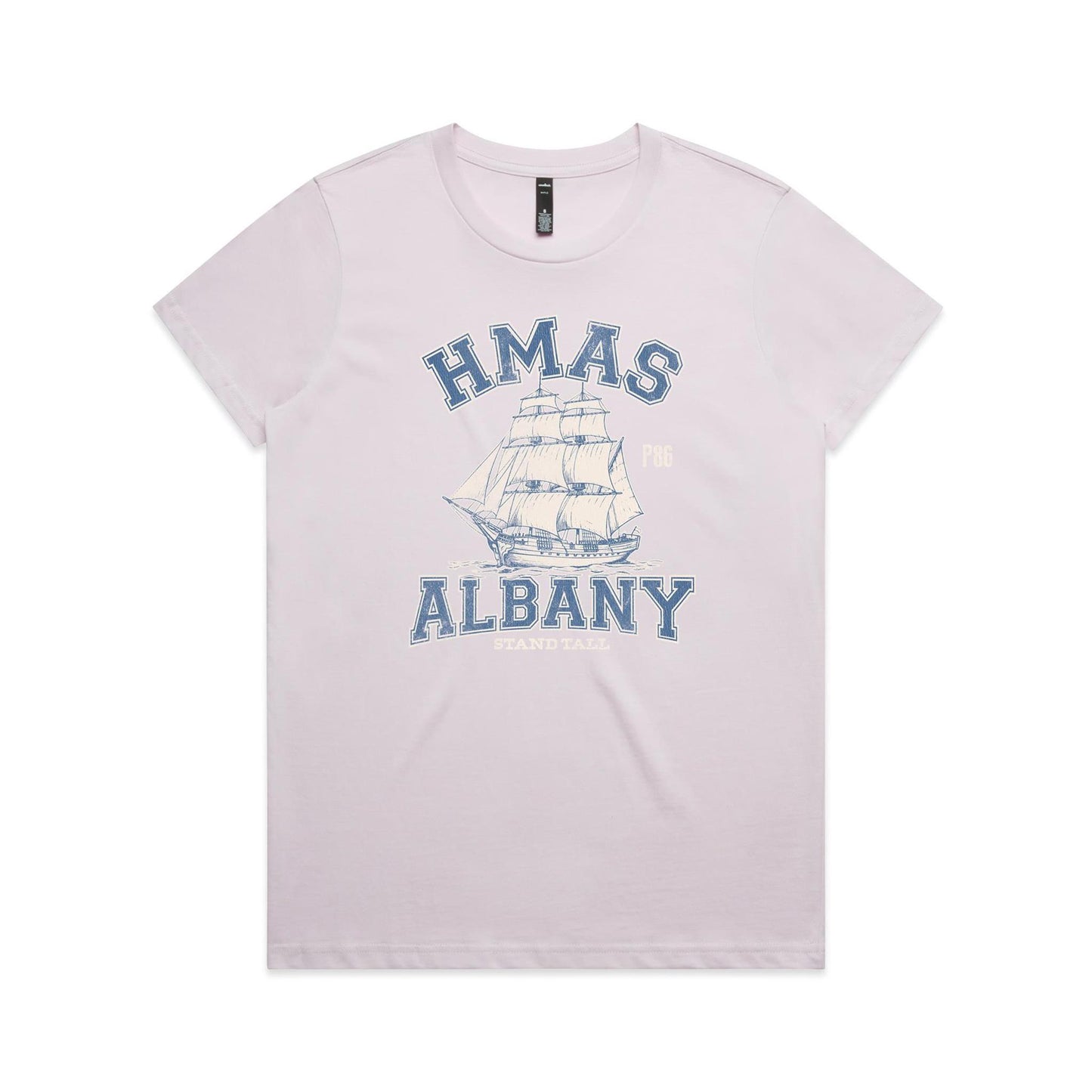 HMAS Albany P86 Women's T-shirt (style Alpha, colour)