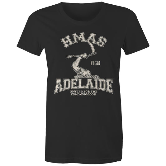 HMAS Adelaide (II) FFG01 Women's T-shirt white (Style Alpha)
