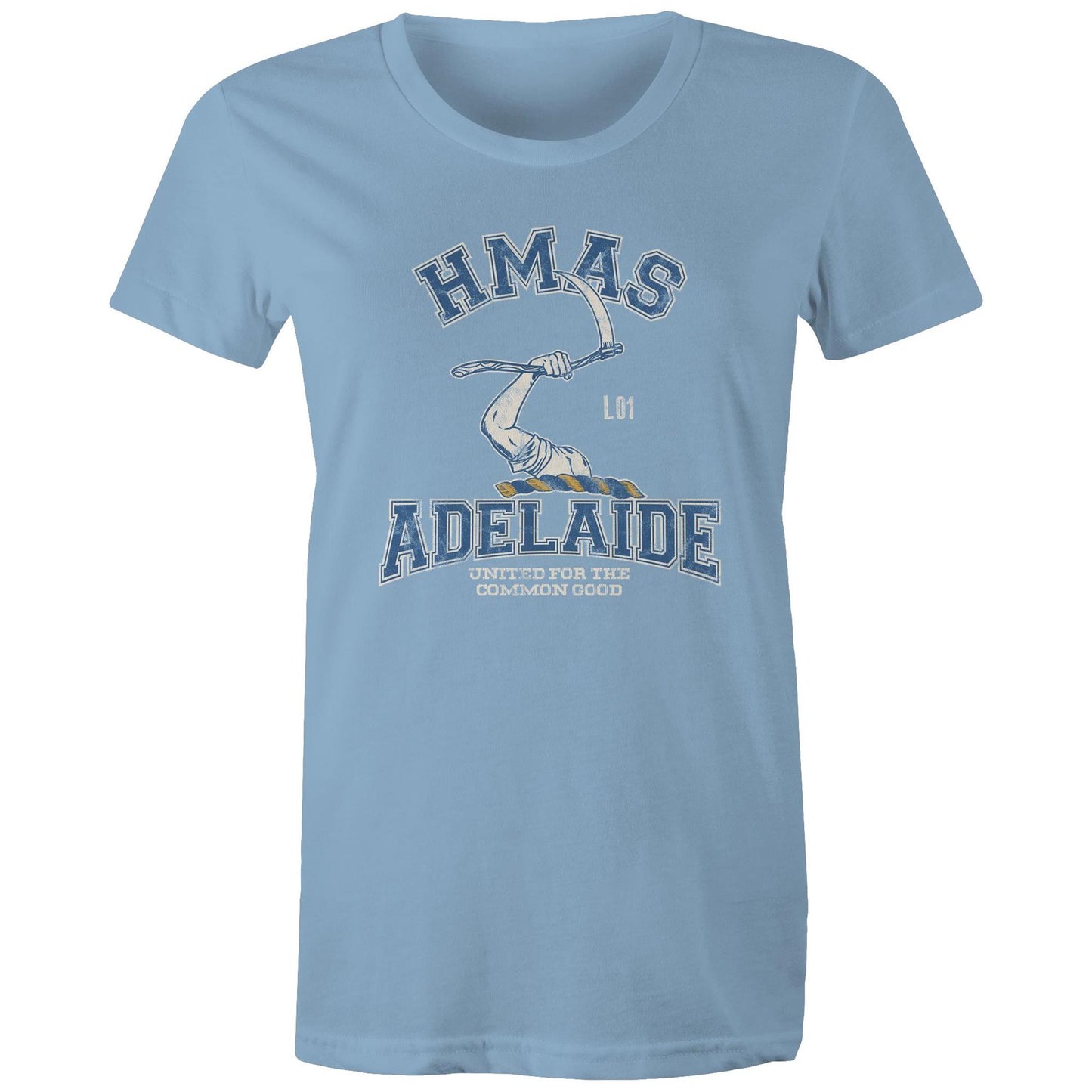 HMAS Adelaide (III) L01 Women's T-shirt (style Alpha, colour)