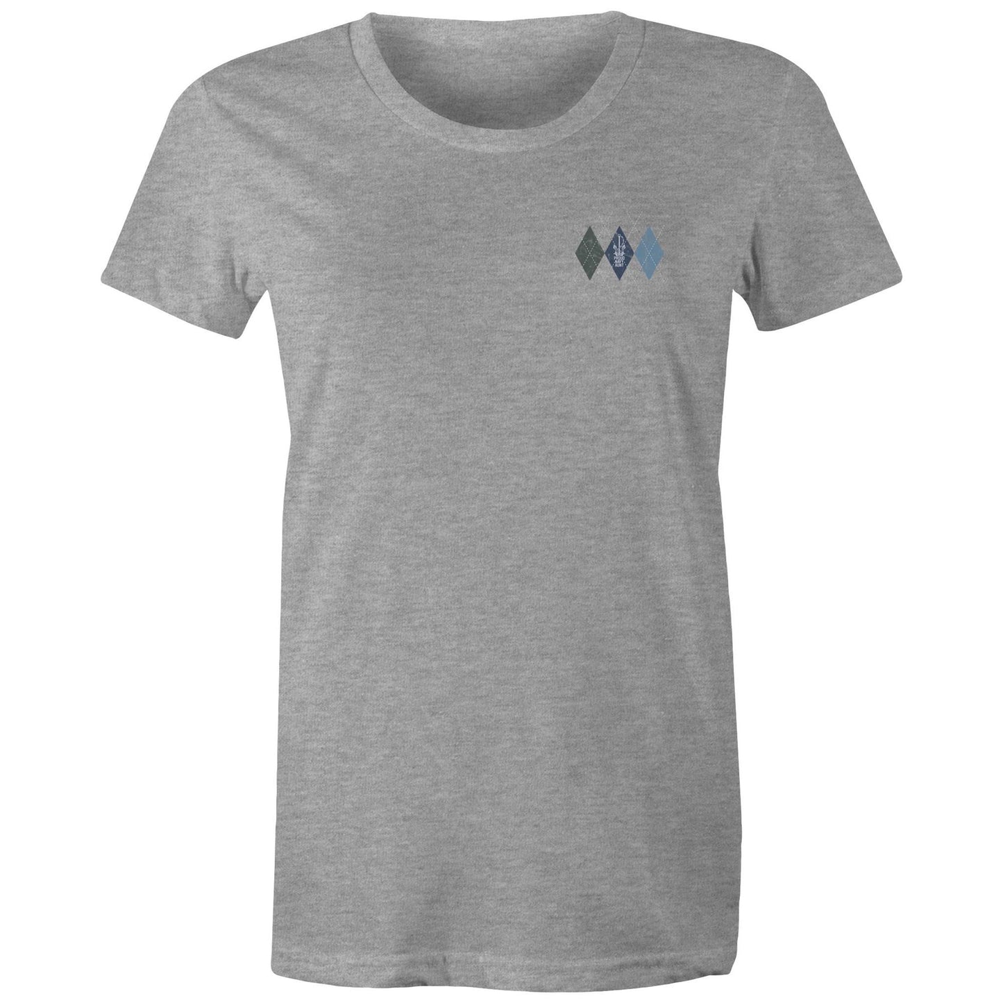 Proud Navy Aunt (Argyle) Women's T-shirt