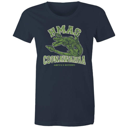 HMAS Coonawarra Women's T-shirt (style Alpha, colour)