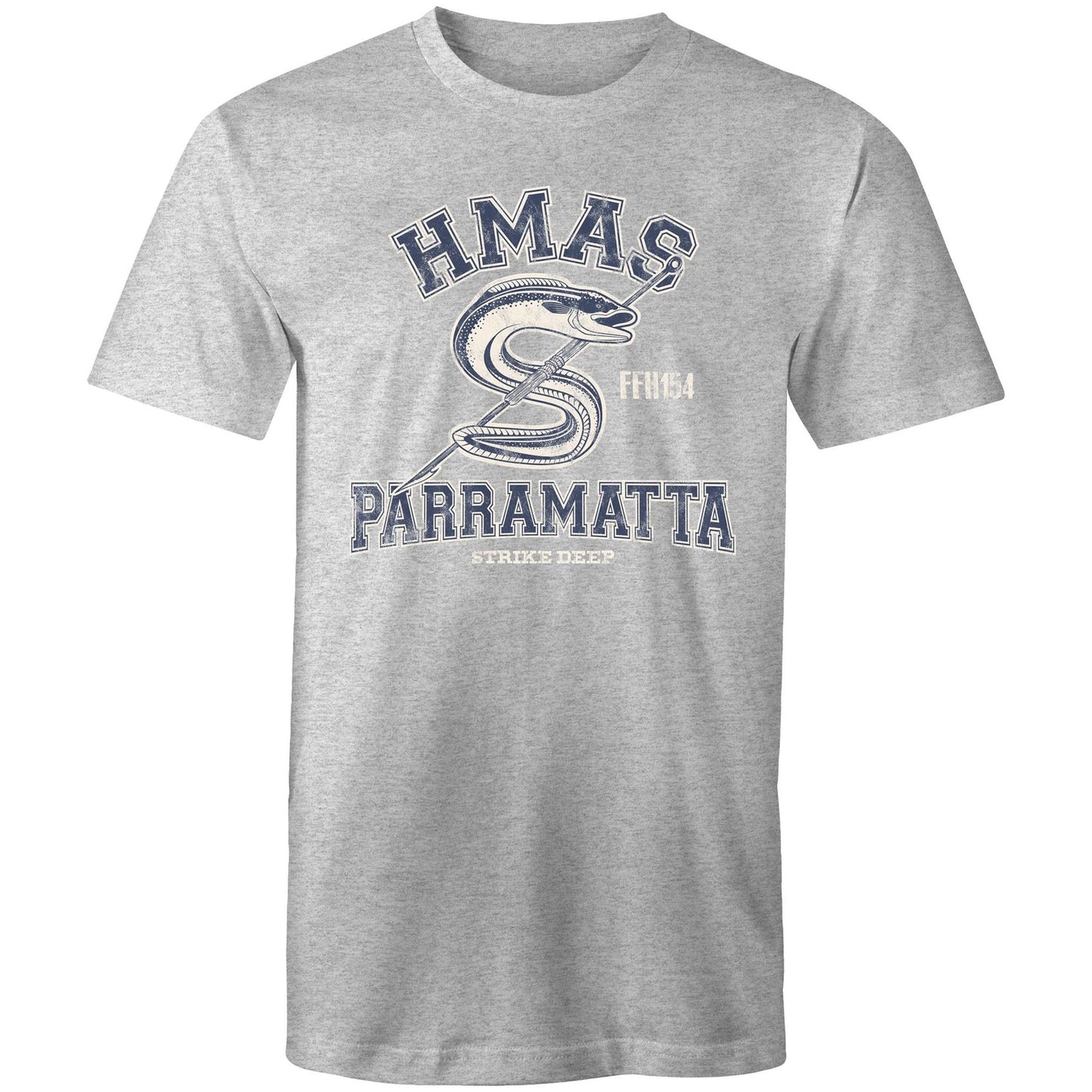 HMAS Parramatta (IV) FFH154 Men's T-shirt (style Alpha, blue)