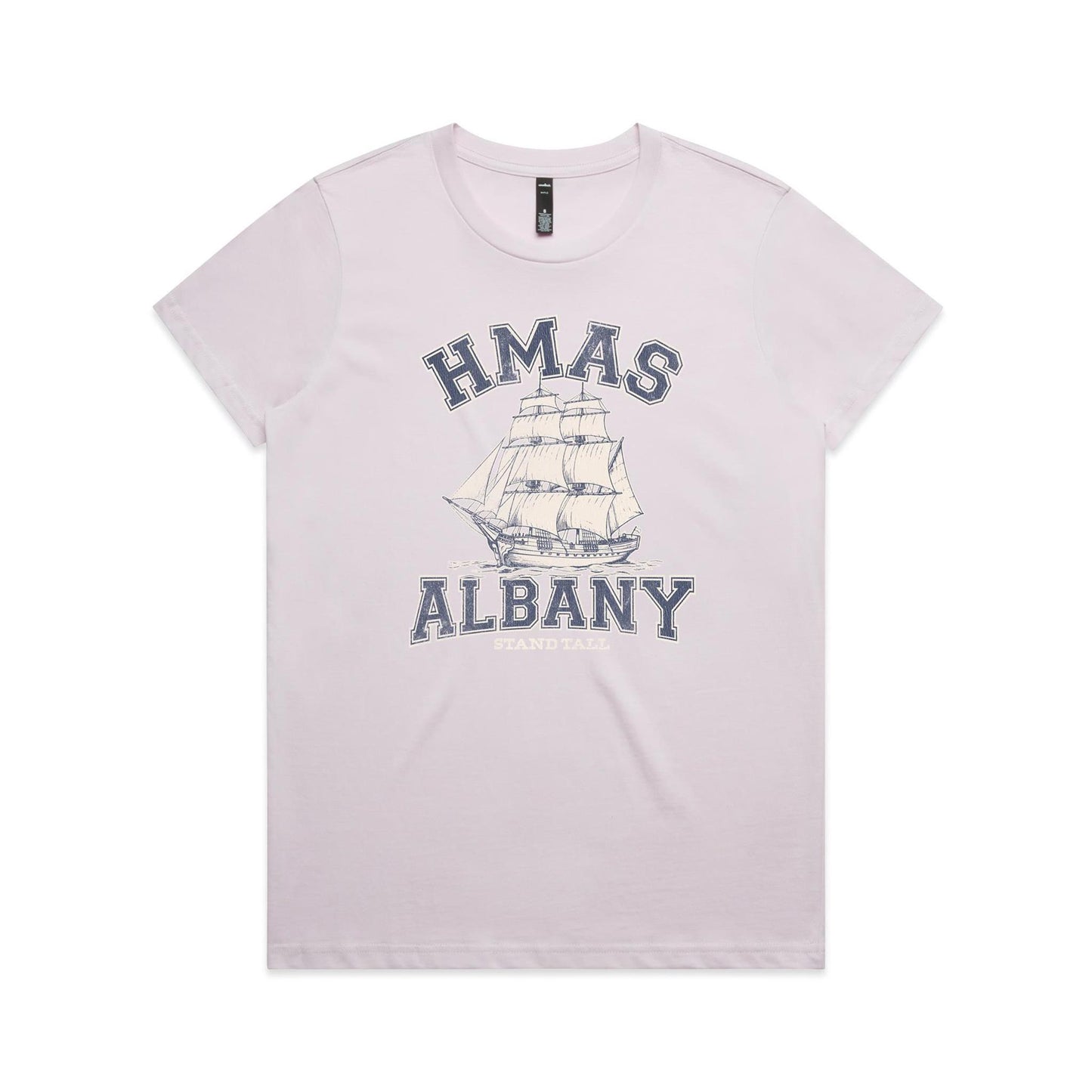 HMAS Albany P86 Women's T-shirt (style Alpha, blue)