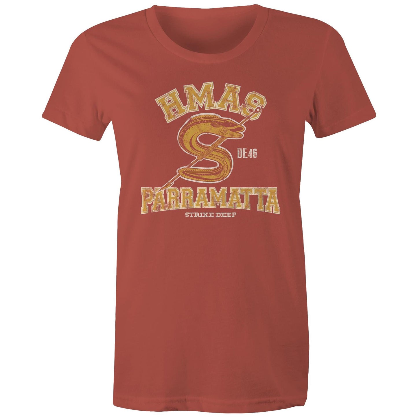 HMAS Parramatta (III) DE46 Women's T-shirt (style Alpha, colour)