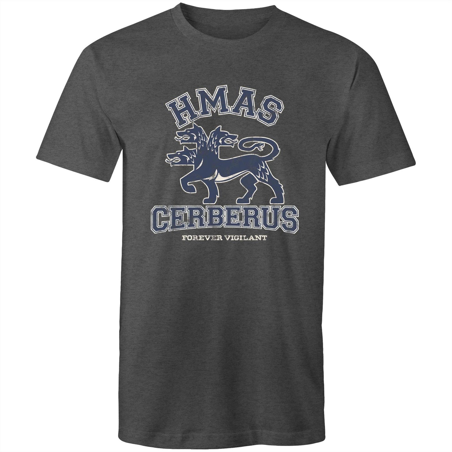 HMAS Cerberus Men's T-shirt (style Alpha, blue)