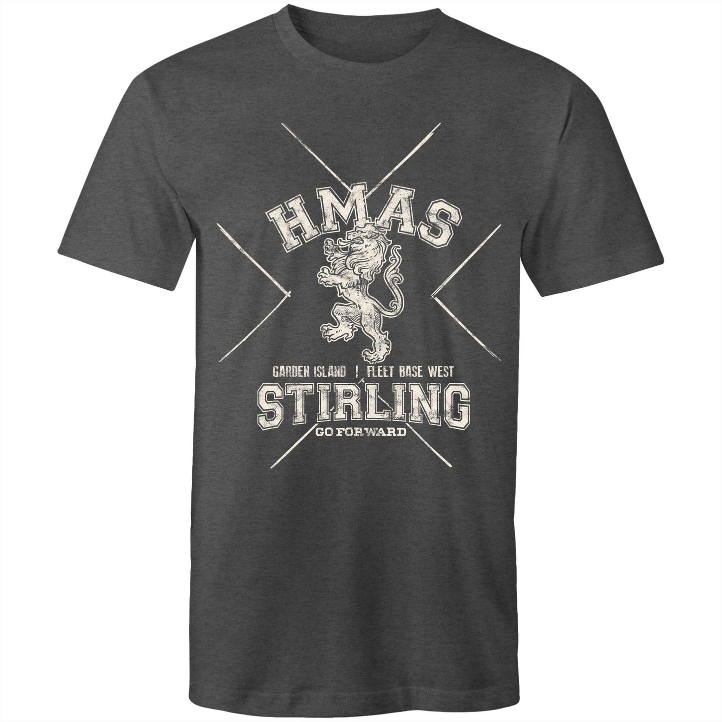 HMAS Stirling Men's T-shirt (style Alpha, white)