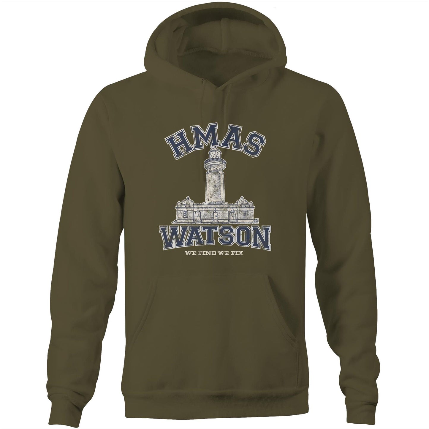 HMAS Watson Men's Hoodie (style Alpha)