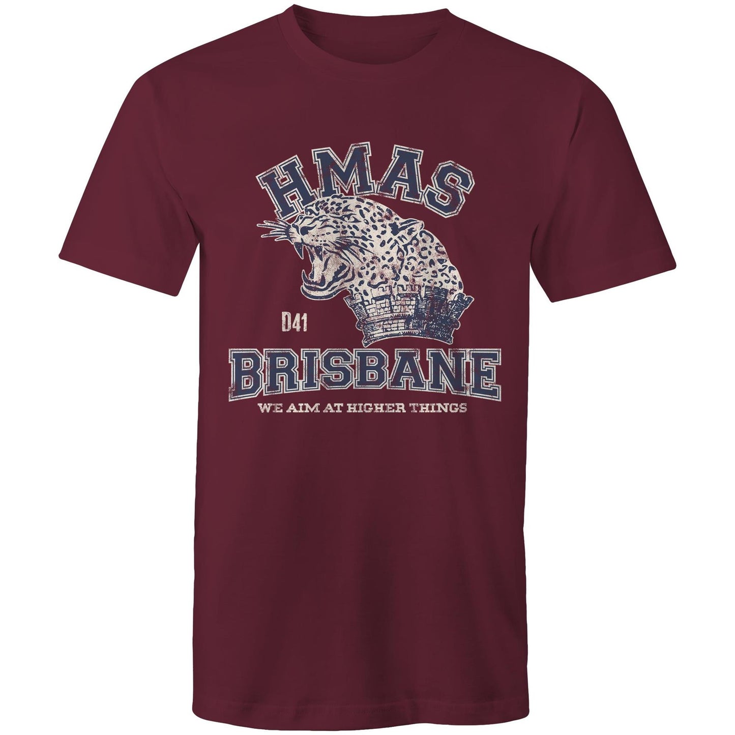HMAS Brisbane (II) D42 Men's T-shirt (style Alpha, blue)