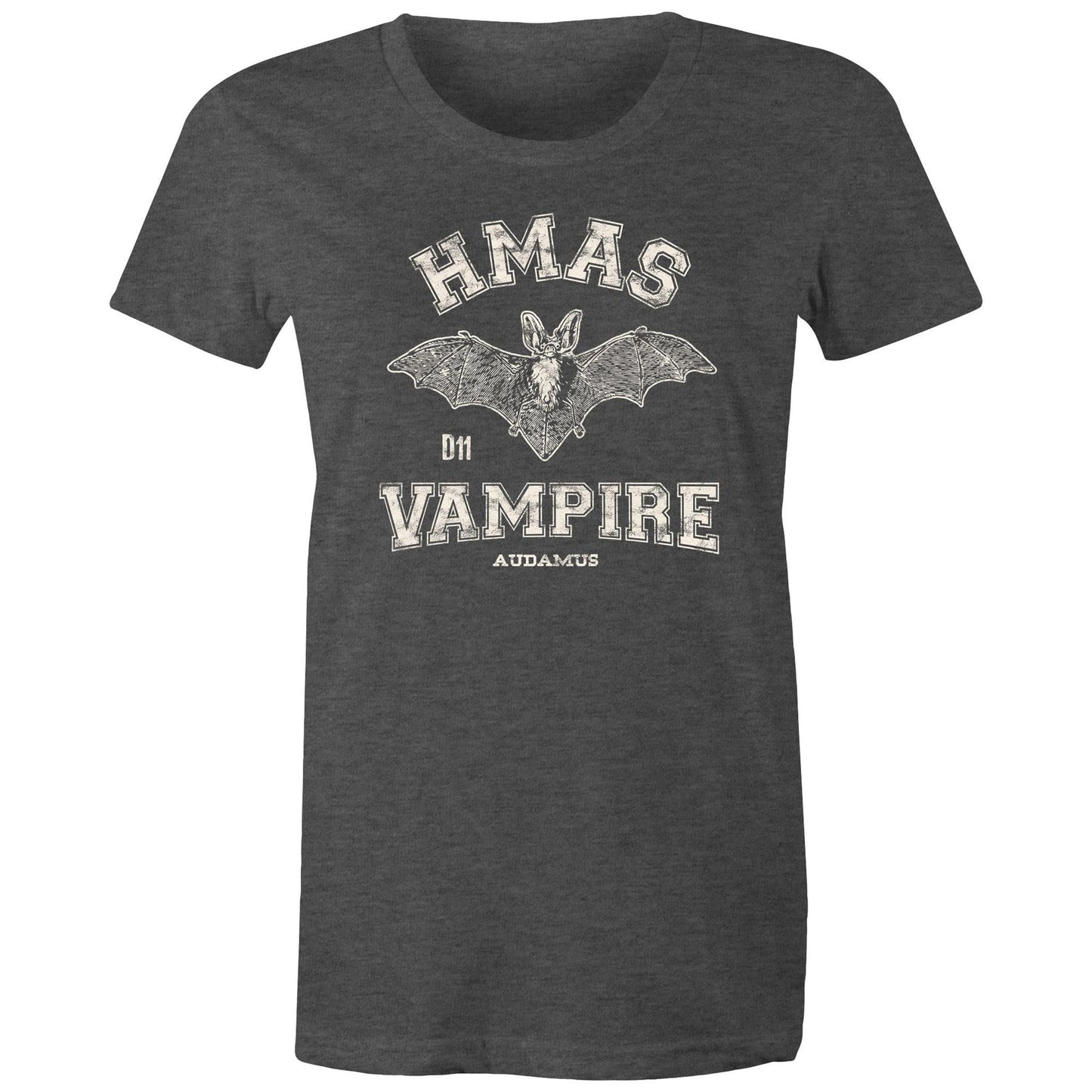 HMAS Vampire D11 Women's T-shirt (style Alpha, white)