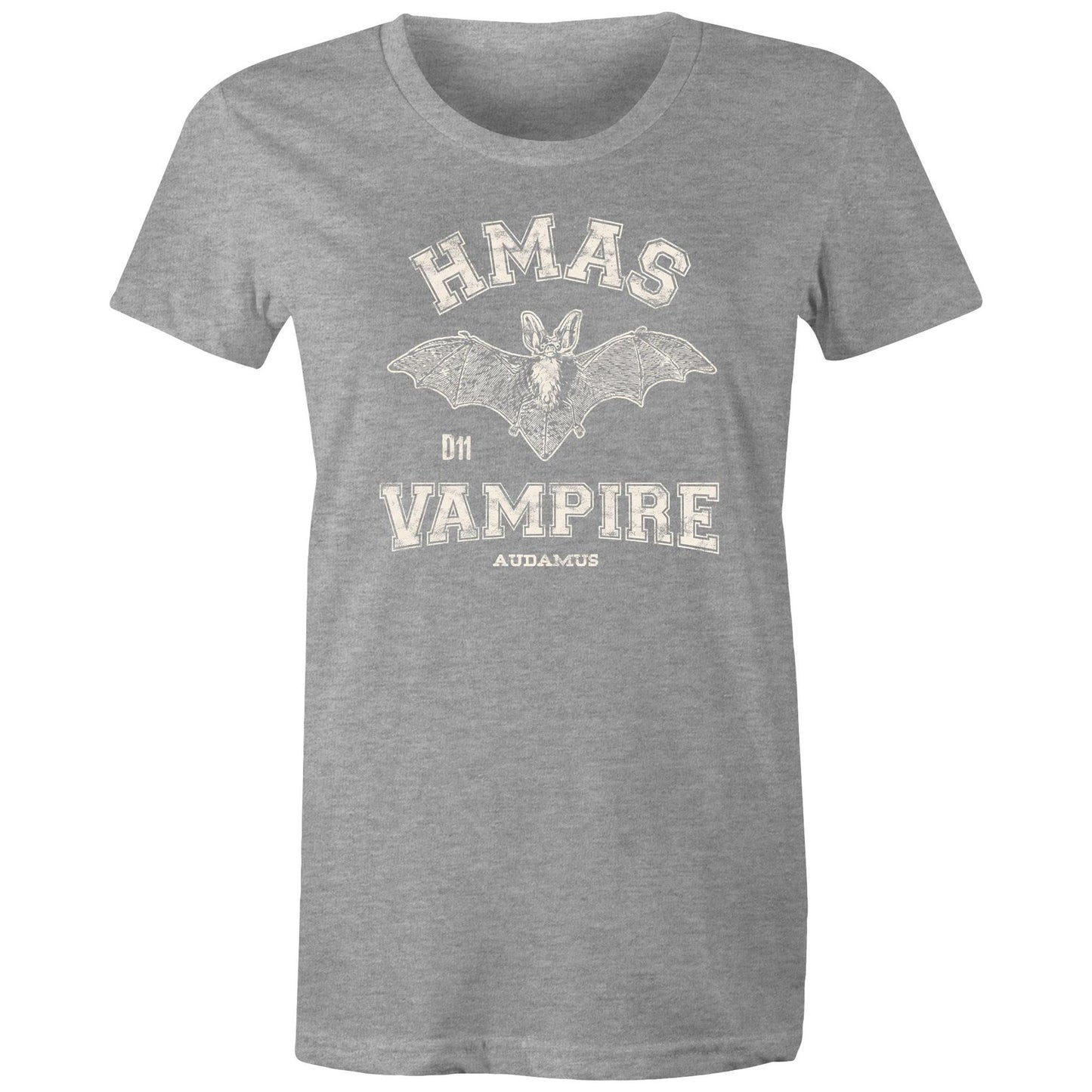 HMAS Vampire D11 Women's T-shirt (style Alpha, white)