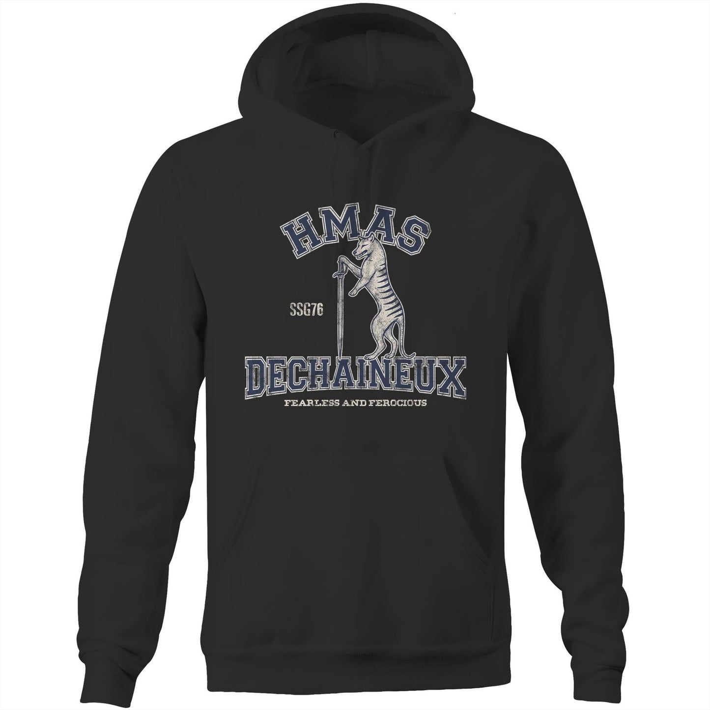 HMAS Dechaineux SSG76 Men's Hoodie (style Alpha)