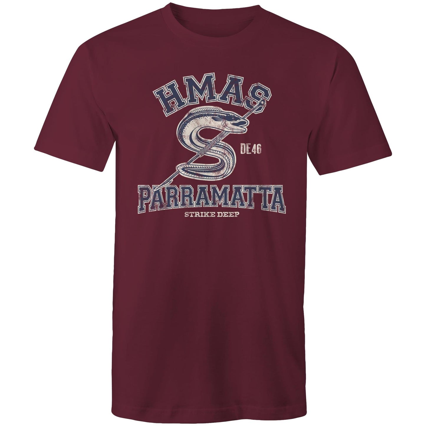 HMAS Parramatta (III) DE46 Men's T-shirt (style Alpha, blue)