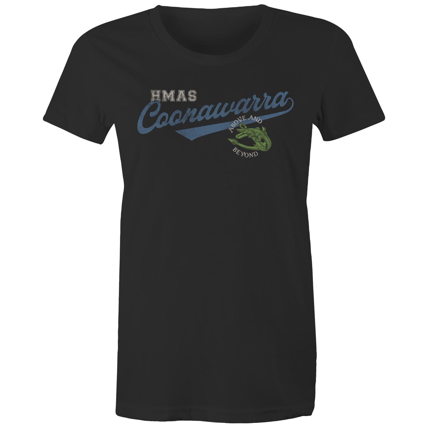 HMAS Coonawarra Women's T-shirt (style Bravo)