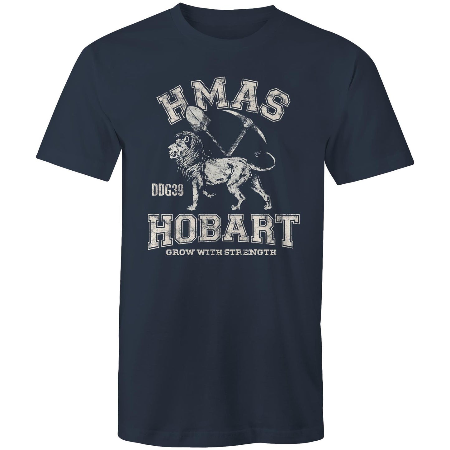 HMAS Hobart (III) DDG39 Men's T-shirt (style Alpha, white)