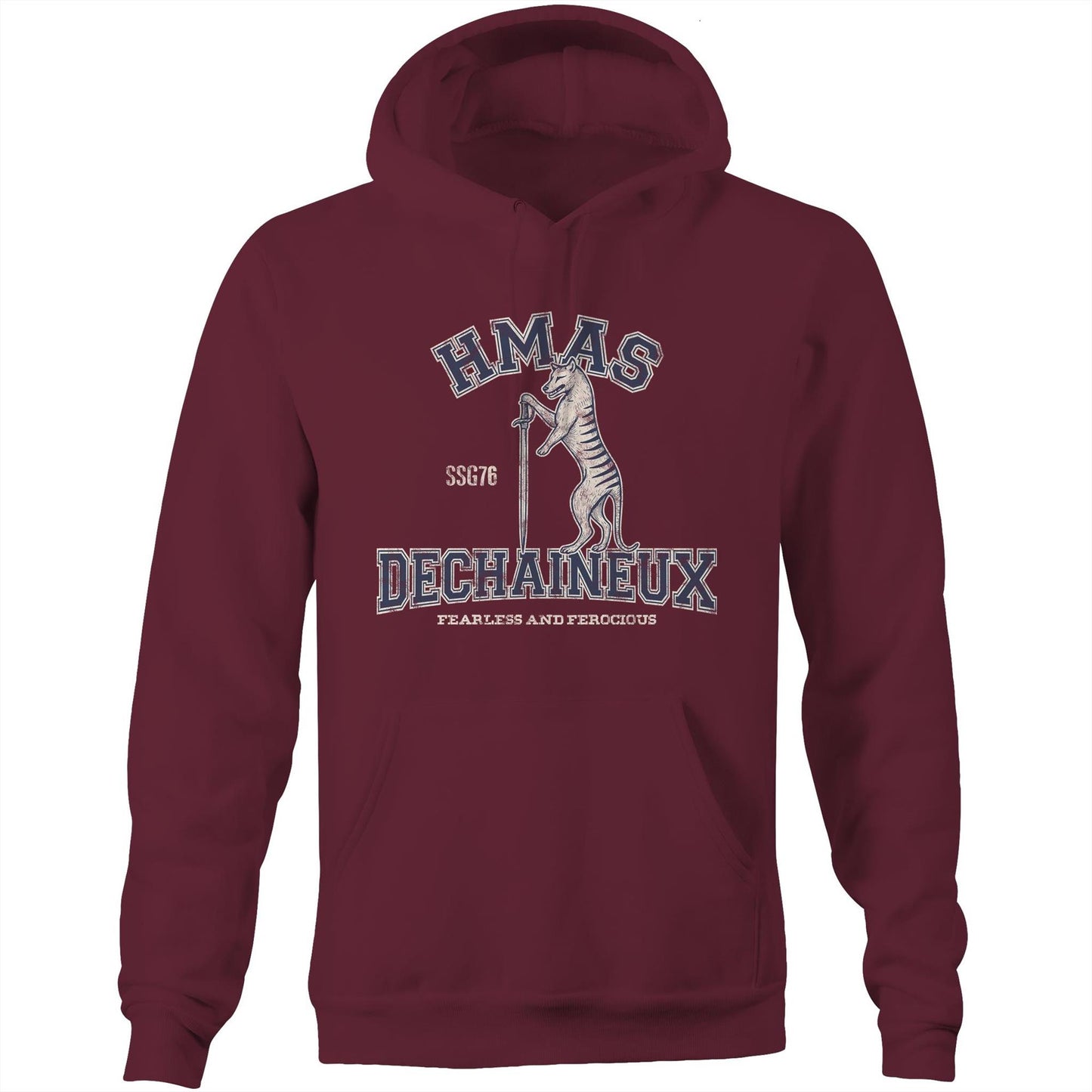 HMAS Dechaineux SSG76 Men's Hoodie (style Alpha)