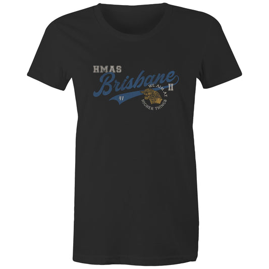 HMAS Brisbane (II) DDG41 Women's T-shirt (style Bravo)