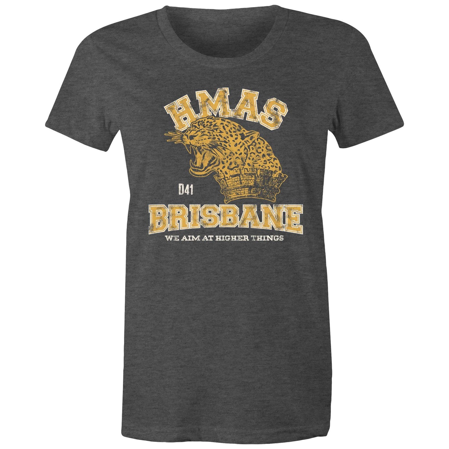 HMAS Brisbane (II) D41 Women's T-shirt (style Alpha, colour)