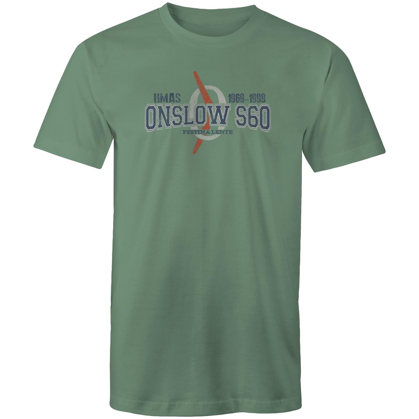 HMAS Onslow S60 Men's T-shirt (style Oscar Bravo)