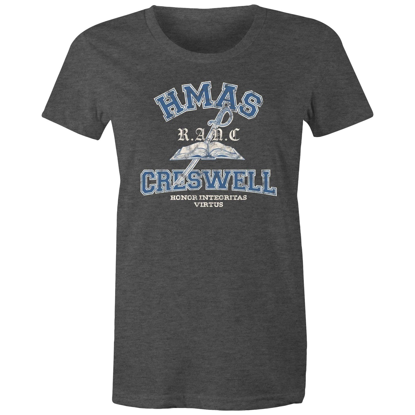 HMAS Creswell Women's T-shirt (style Alpha, colour)