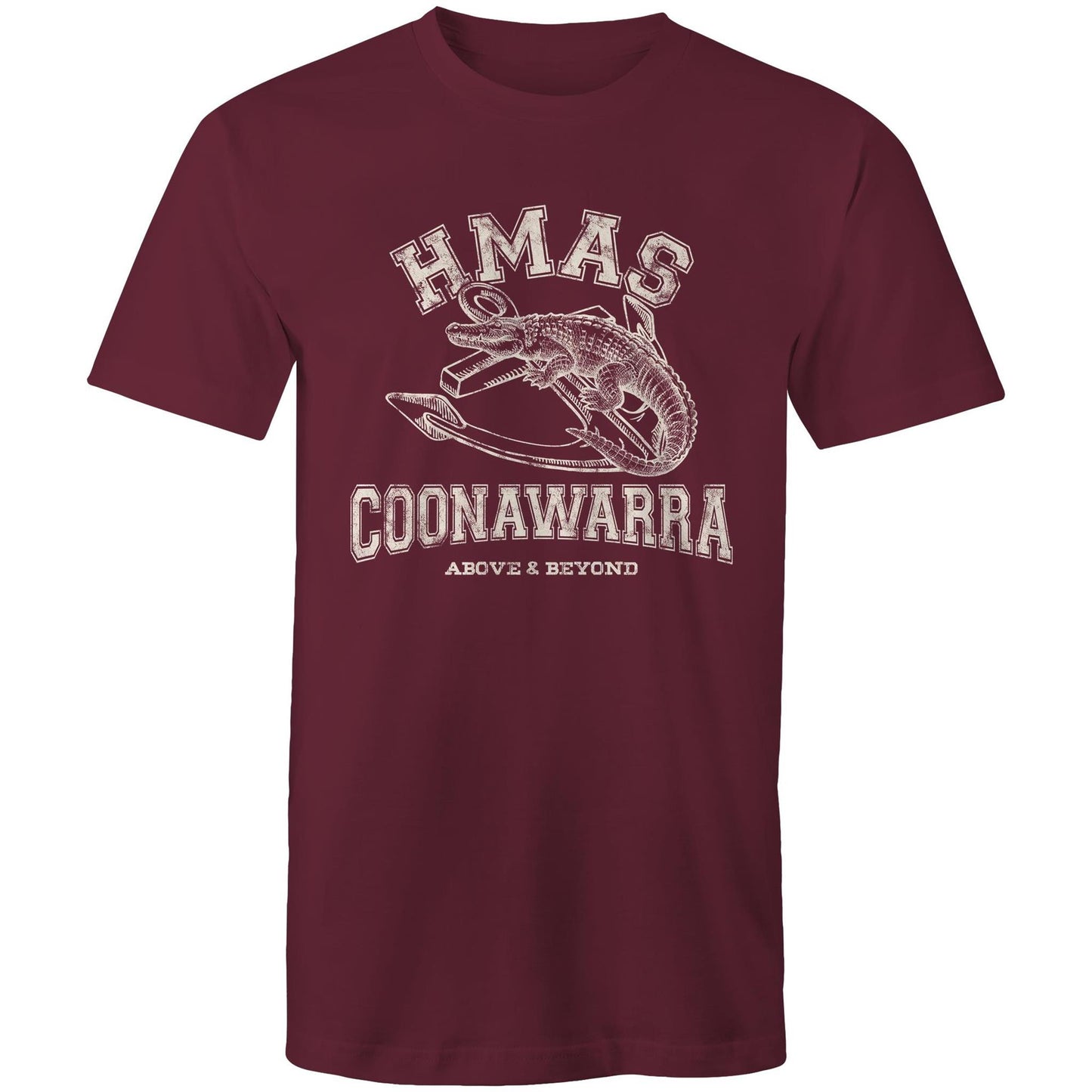 HMAS Coonawarra Men's T-shirt (style Alpha, white)