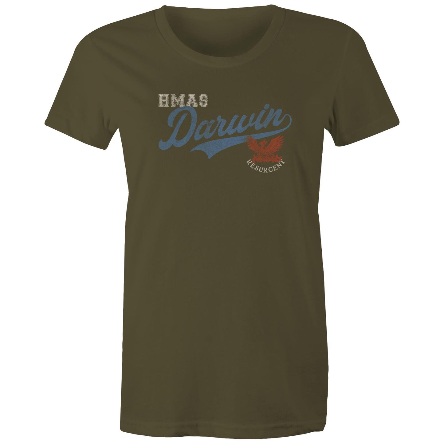 HMAS Darwin FFG04 Women's T-shirt (style Bravo)