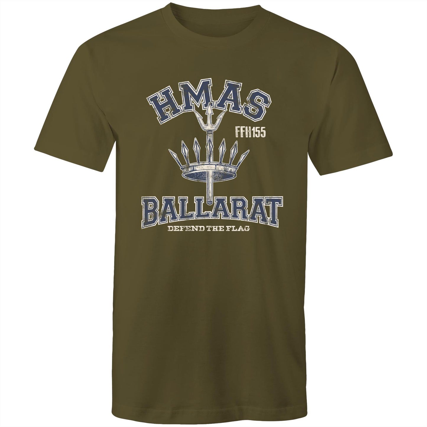 HMAS Ballarat (II) FFH155 Men's T-shirt (style Alpha, blue)