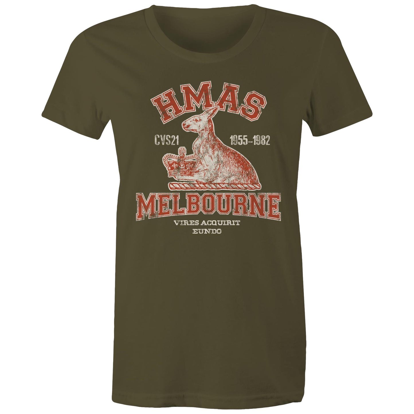 HMAS Melbourne (II) CVS21 Women's T-shirt (style Alpha, colour)