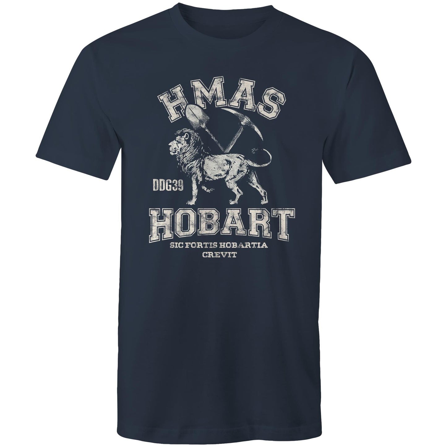 HMAS Hobart (II) DDG39 Men's T-shirt (style Alpha, white)