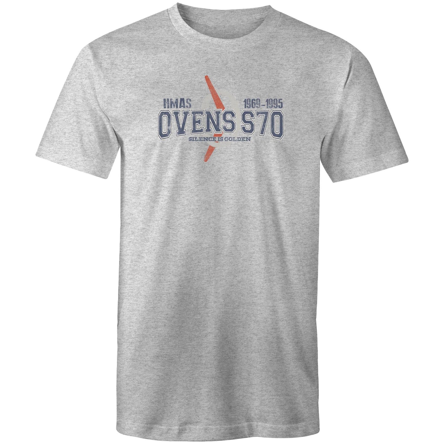 HMAS Ovens S70 Men's T-shirt (style Oscar Bravo)