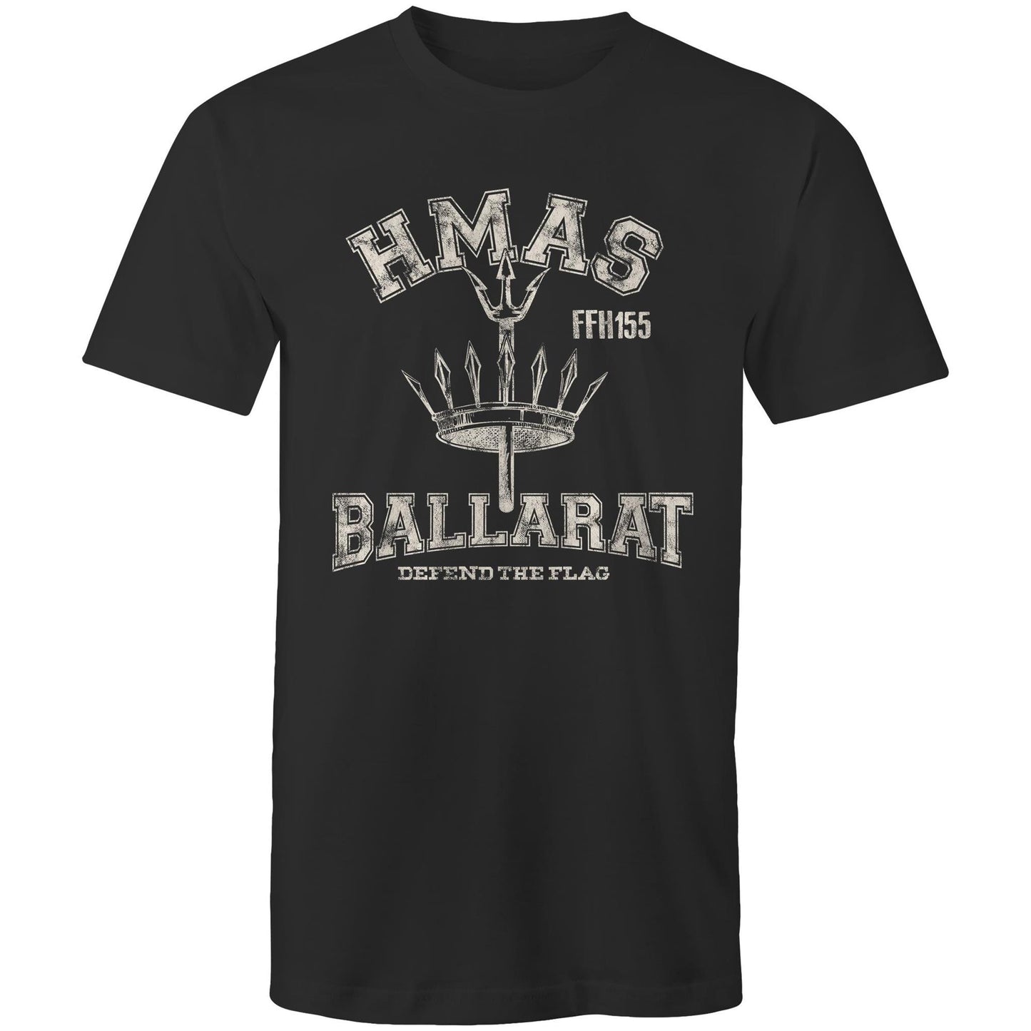 HMAS Ballarat (II) FFH155 Men's T-shirt (style Alpha, white)