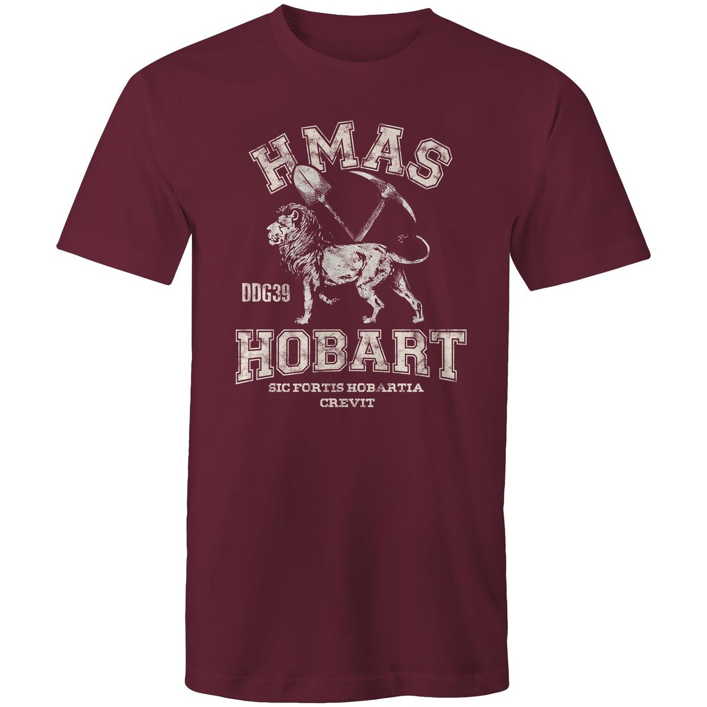 HMAS Hobart (II) DDG39 Men's T-shirt (style Alpha, white)